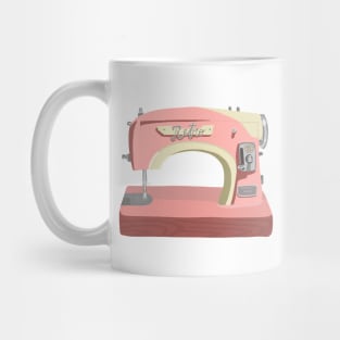 Pink Sewing Machine Mug